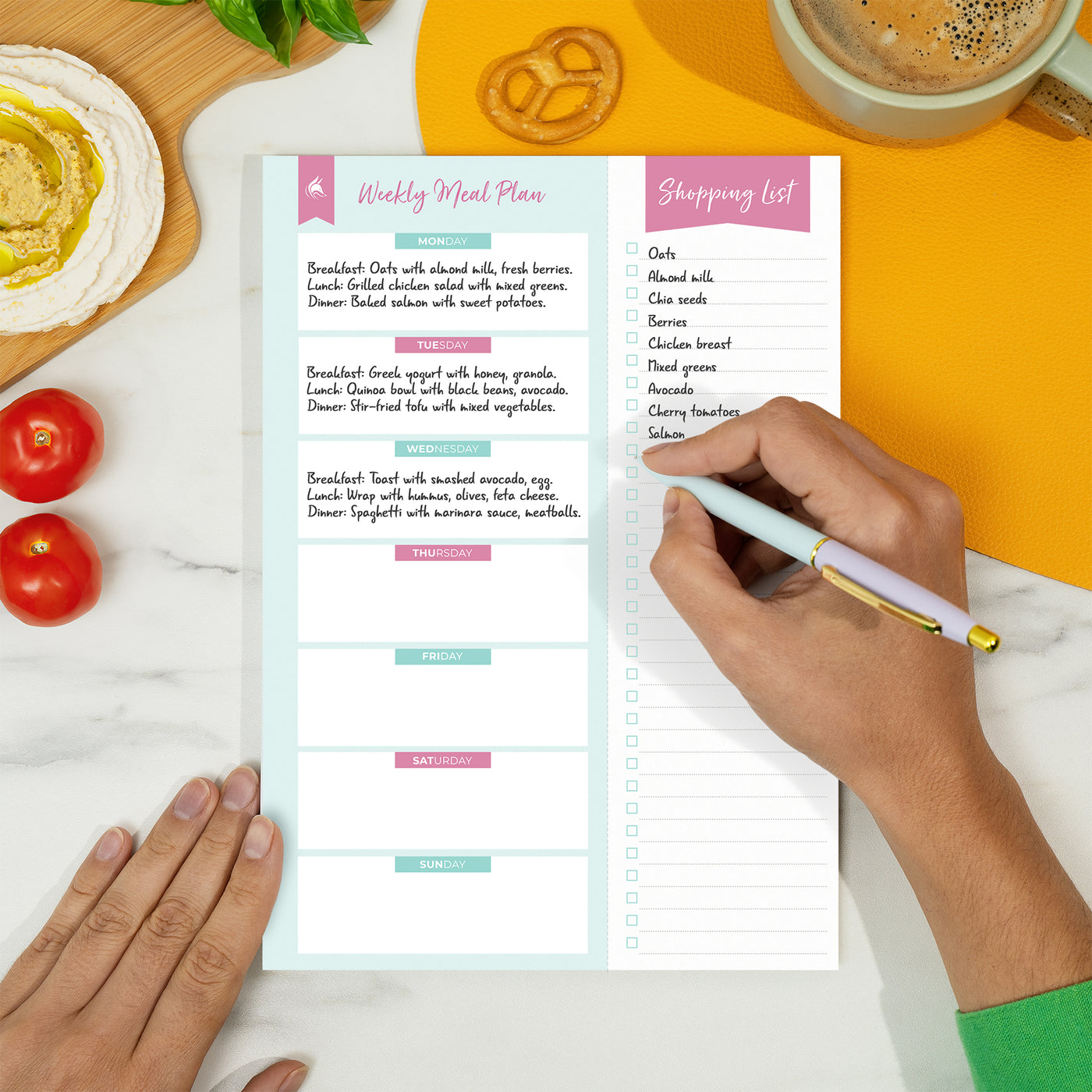 Magnetic Meal Planner