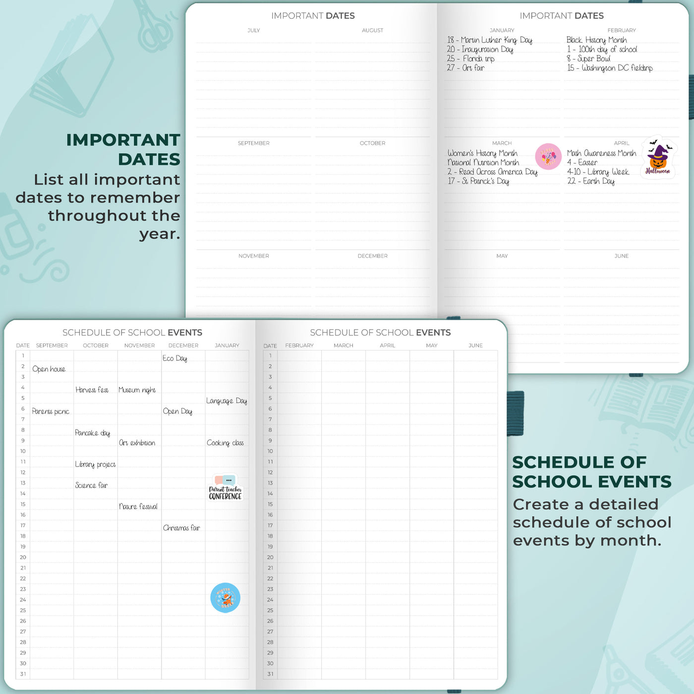 Large Teacher Planner