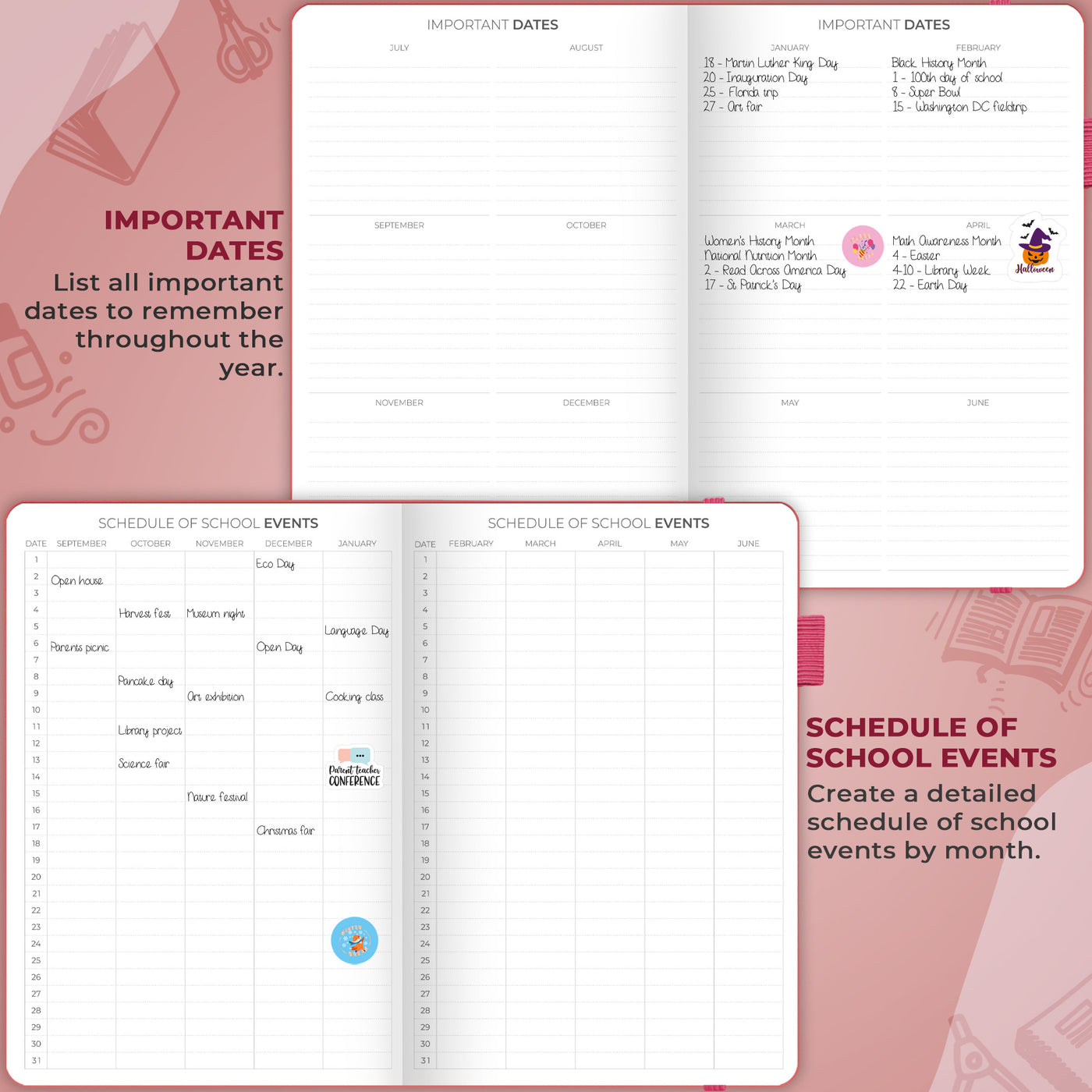 Large Teacher Planner