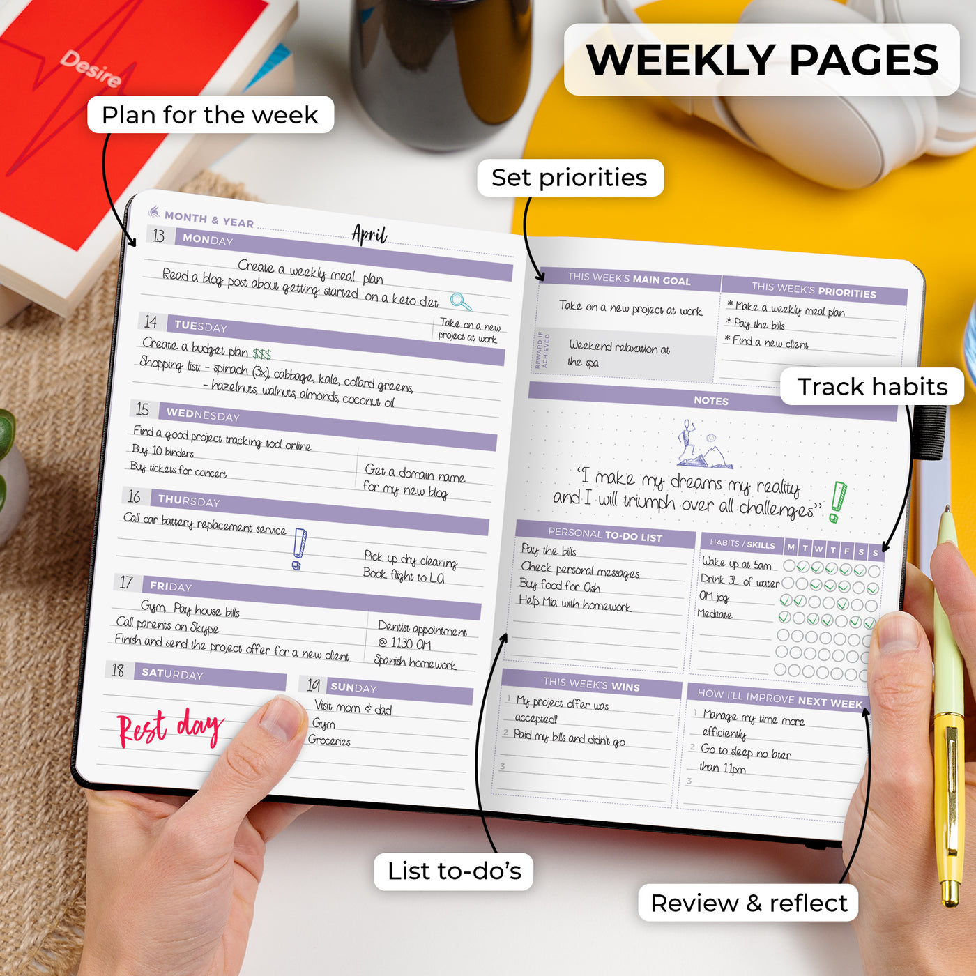 Weekly Planner 2nd Edition (A5)