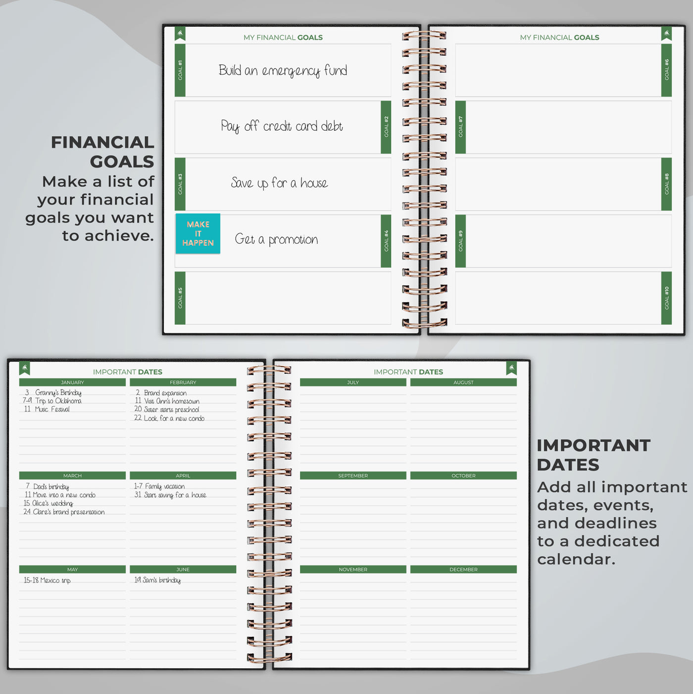 Budget Planner Spiral Large