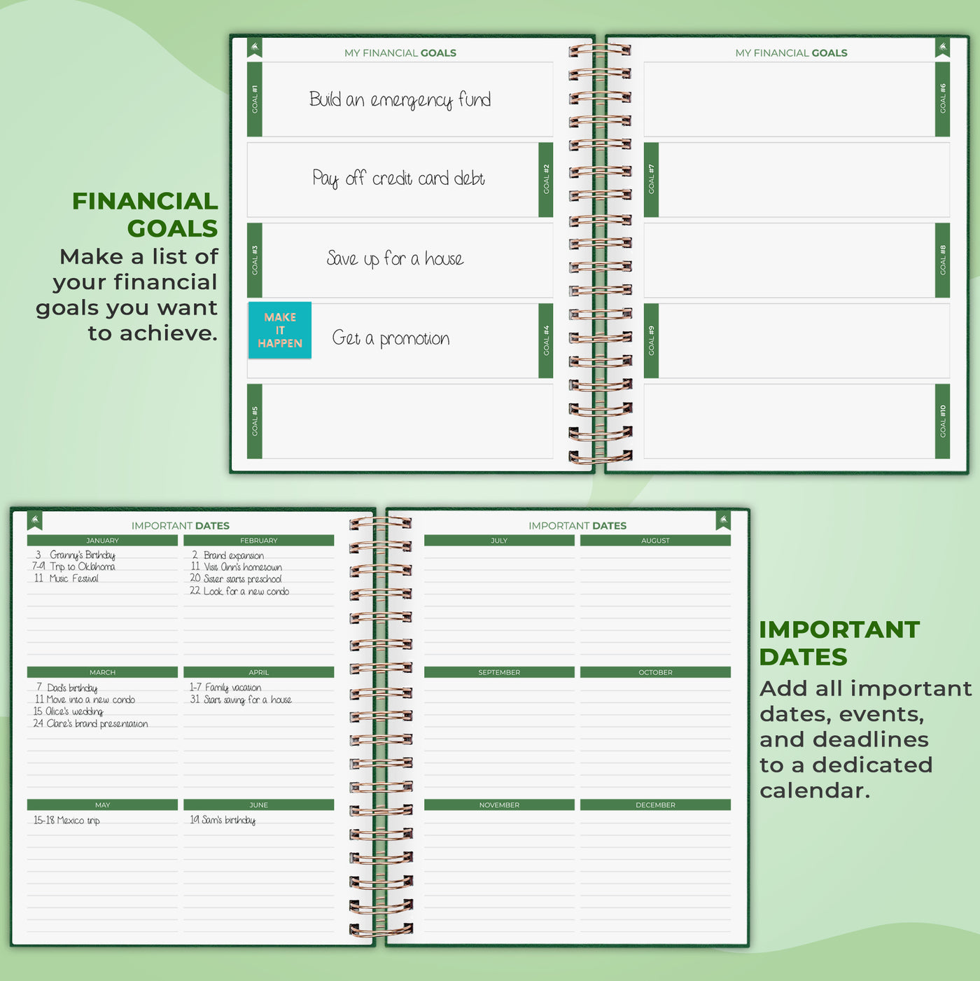 Budget Planner Spiral Large