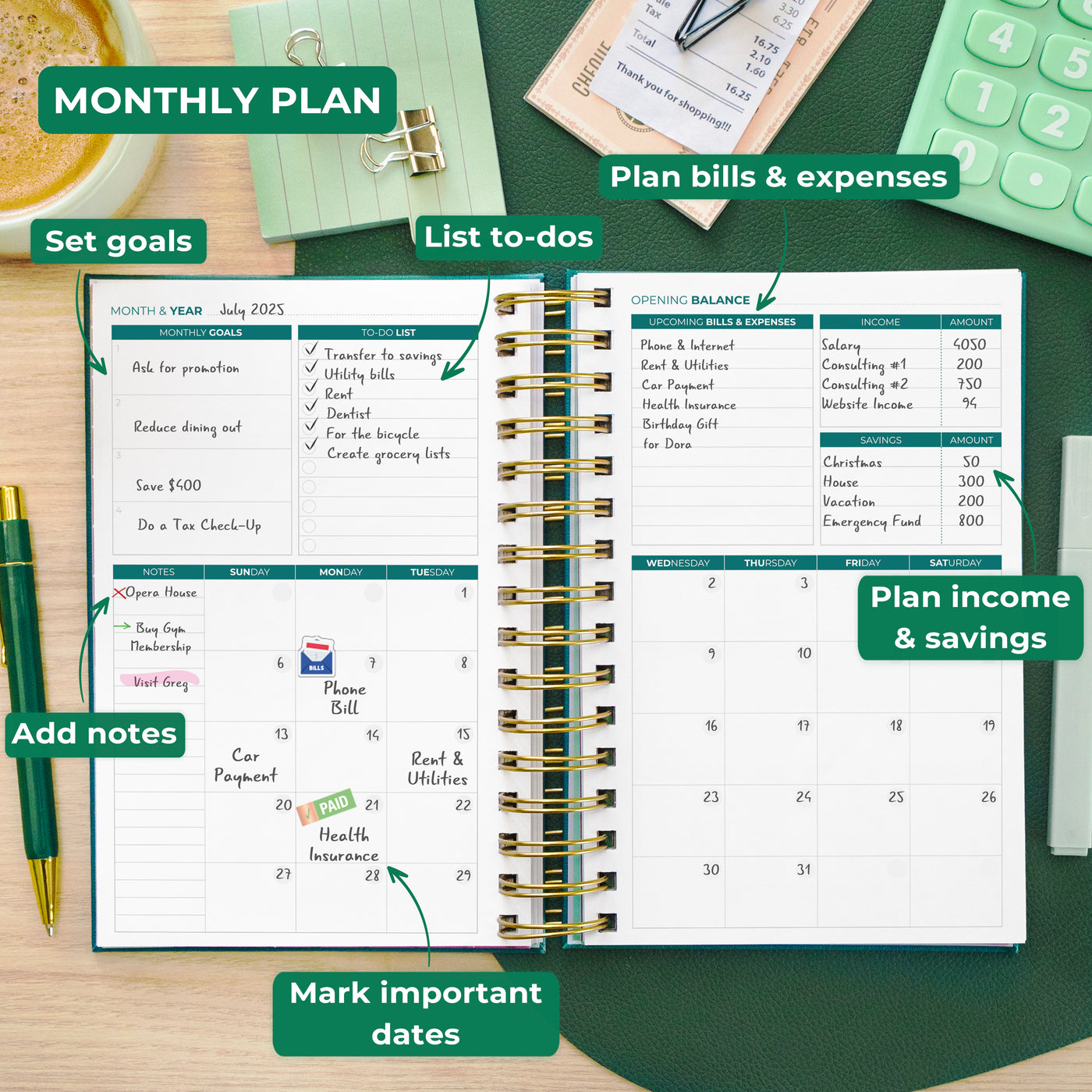 Bill Organizer - Take Control of Your Finances