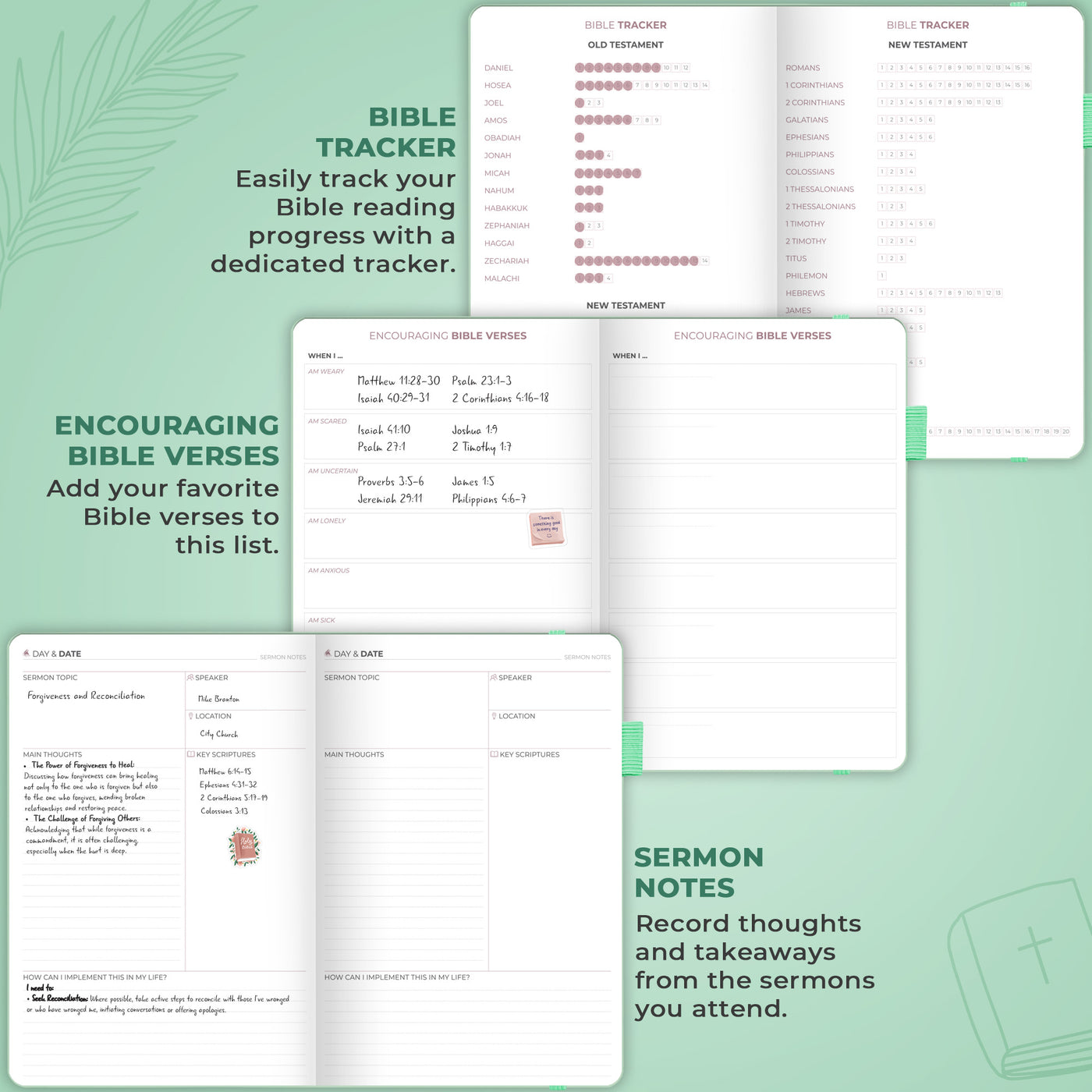 Christian Hourly Weekly Planner