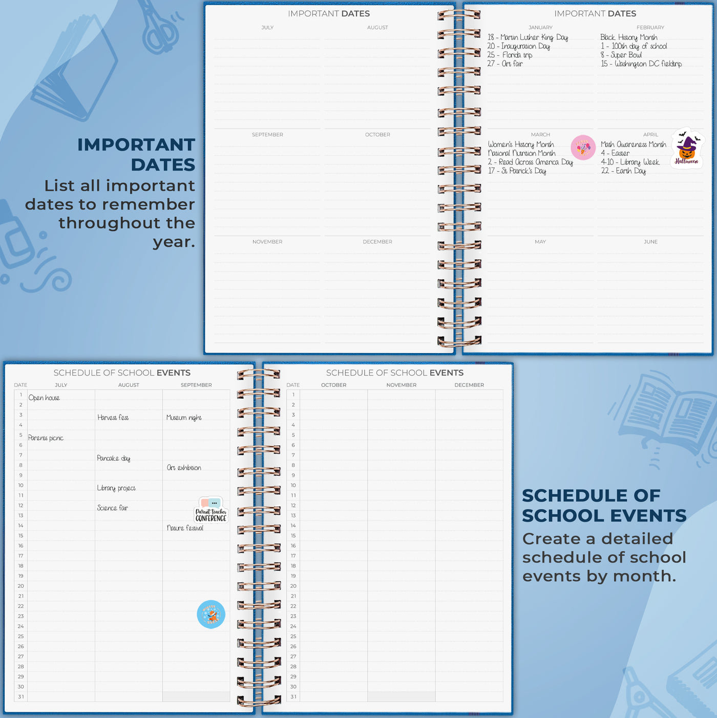 Teacher Planner Spiral