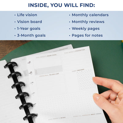 Disc-Bound Weekly Planner
