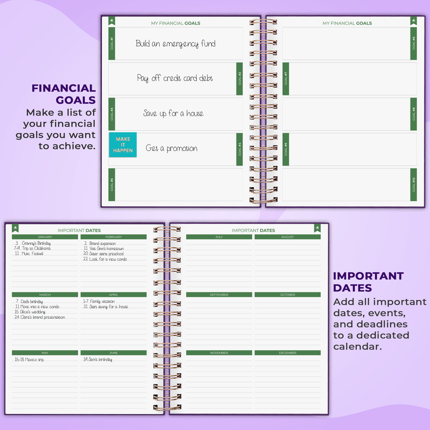 Budget Planner Spiral Large