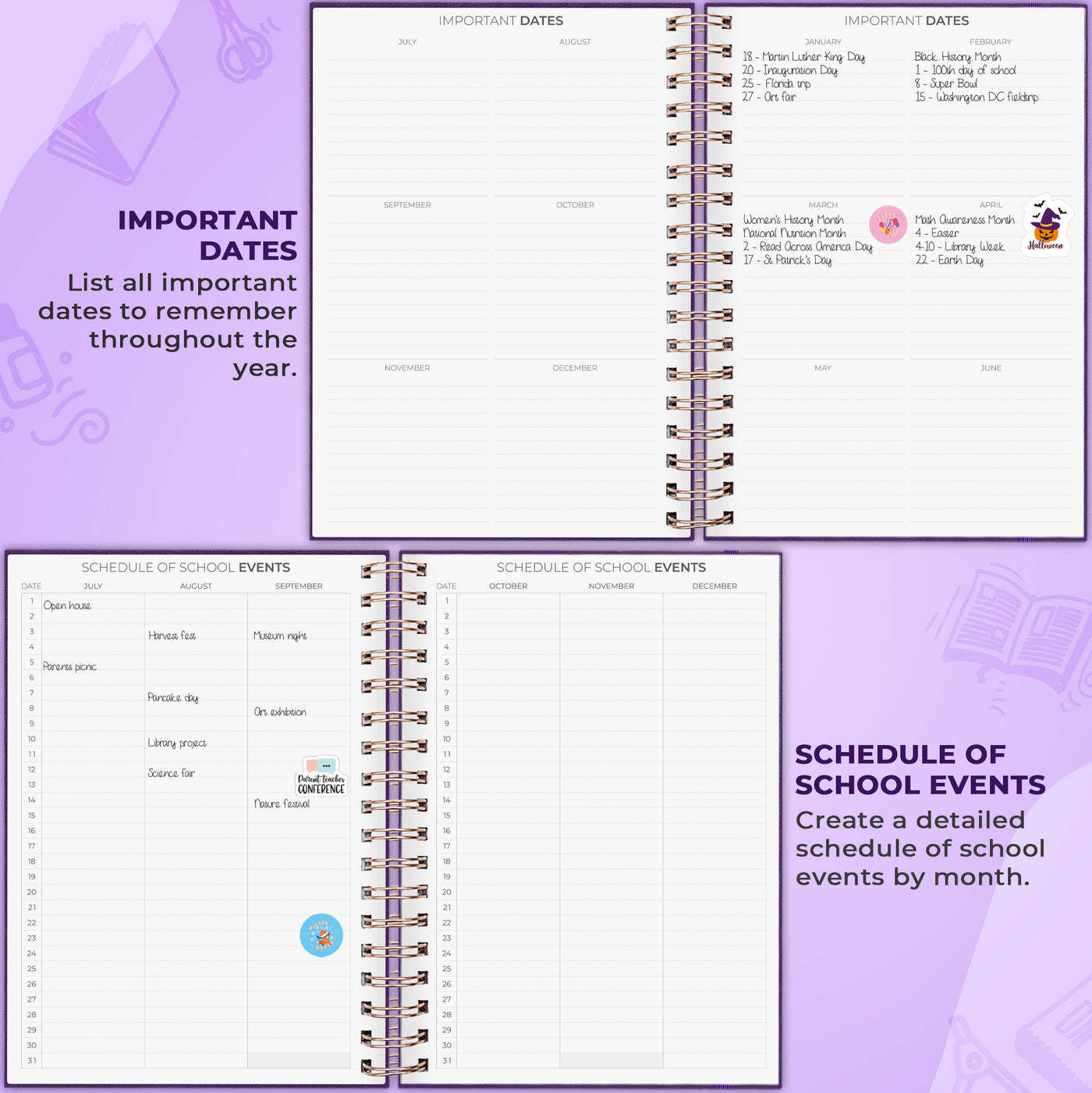 Teacher Planner Spiral