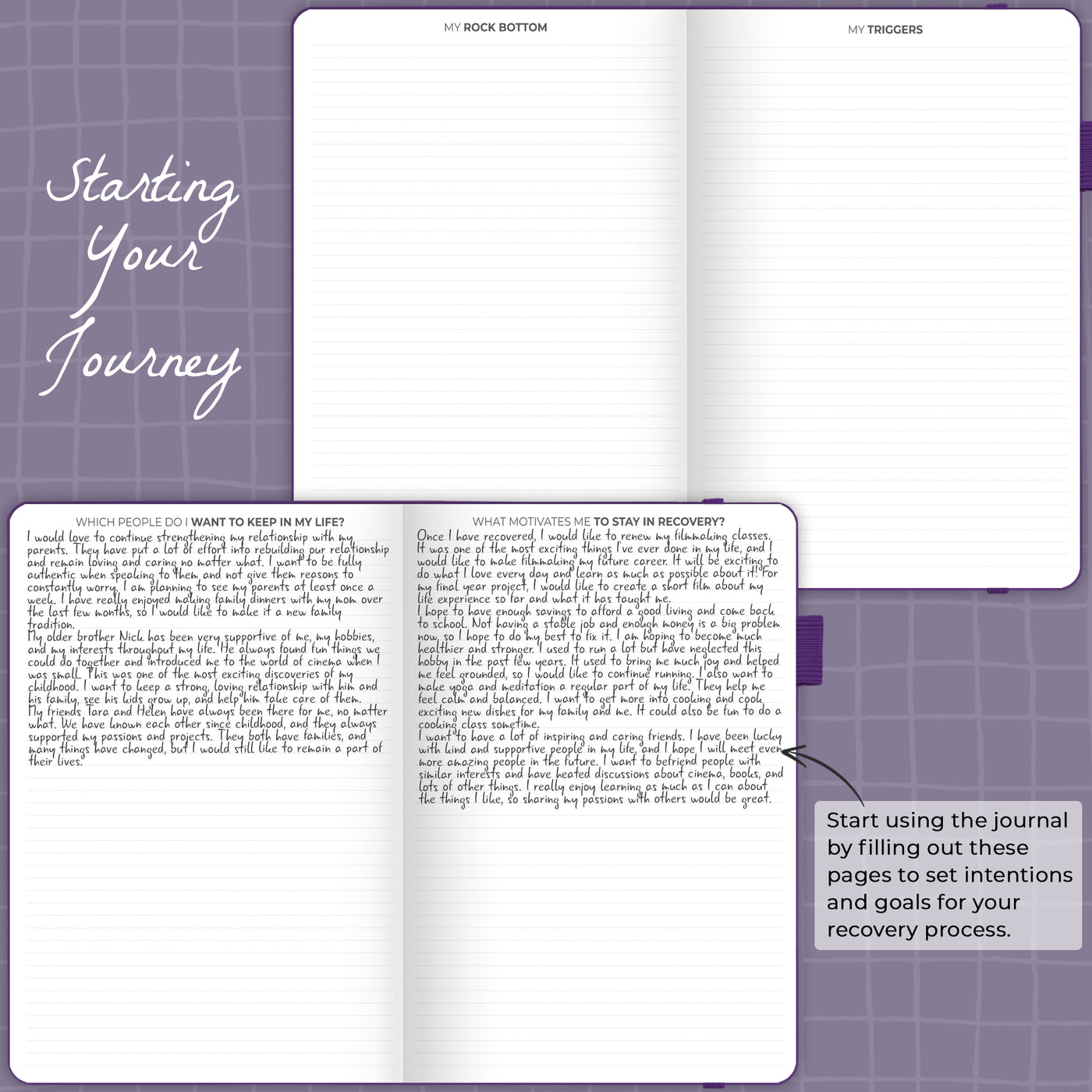 Addiction Recovery Journal Large