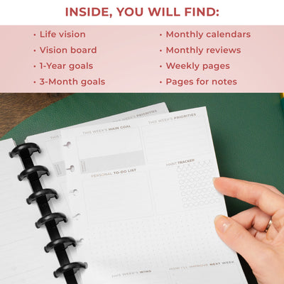 Disc-Bound Weekly Planner