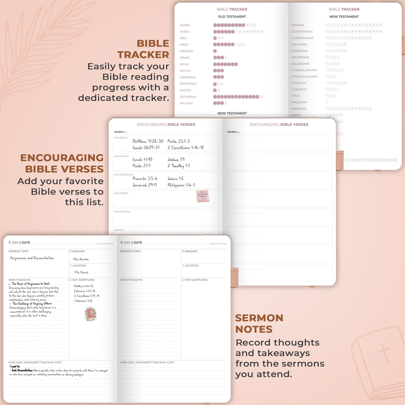 Christian Hourly Weekly Planner