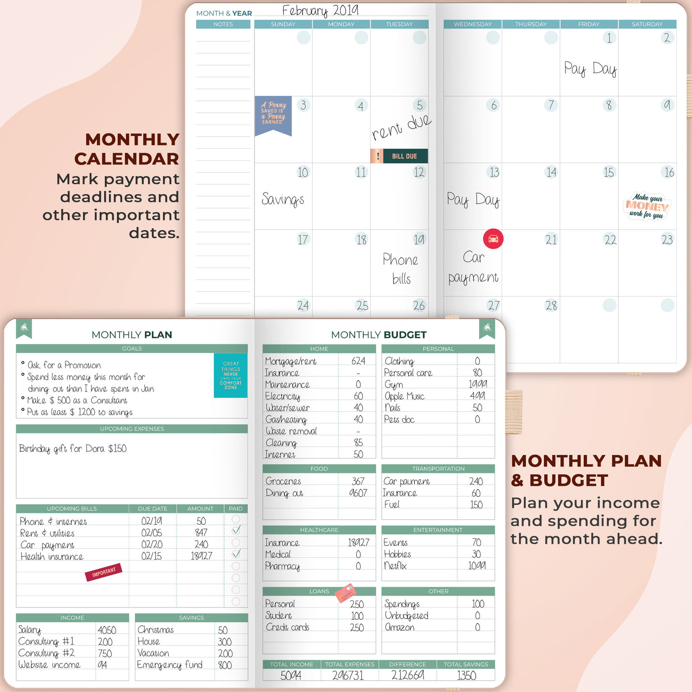 Budget Book 2.0 - Master Spending, Saving & Investing