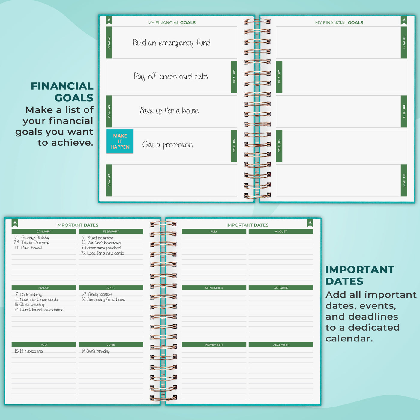 Budget Planner Spiral Large