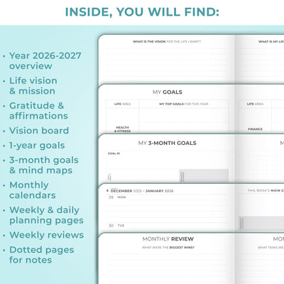 Dated Weekly Planner Premium 2026