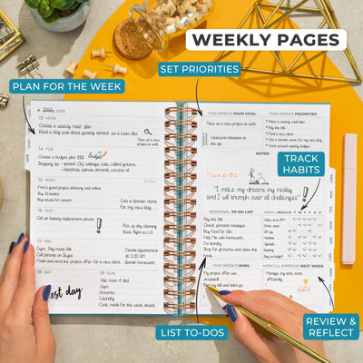 Dated Weekly Planner with Tabs (2026)
