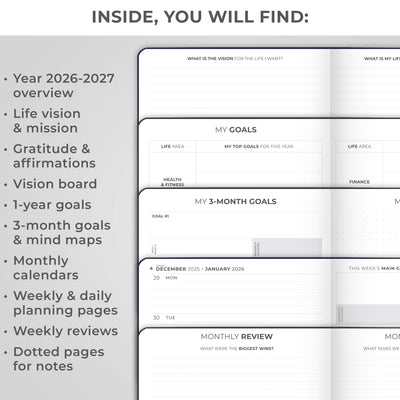 Dated Weekly Planner Premium 2026