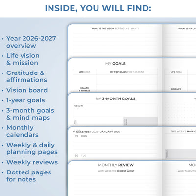 Dated Weekly Planner Premium 2026