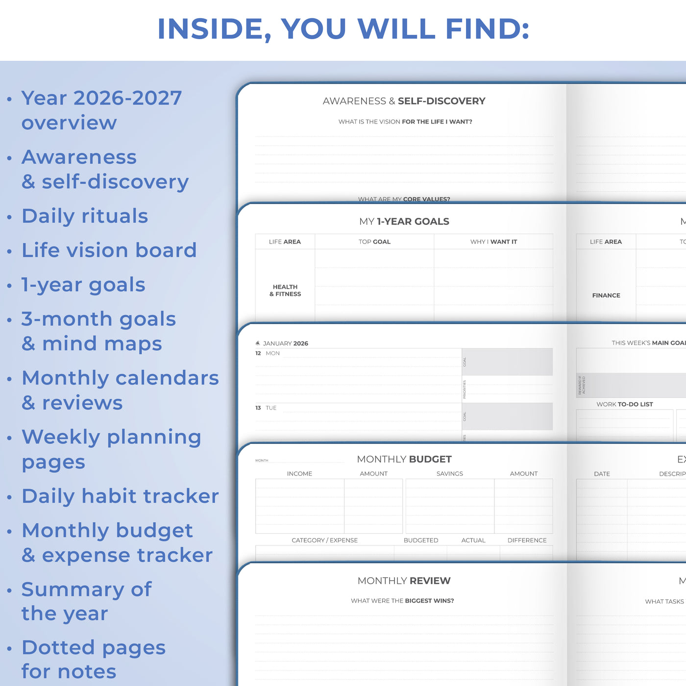 Dated Weekly PRO Premium (A4) 2026