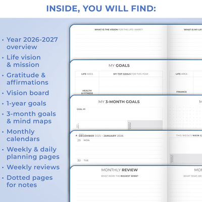 Dated Weekly Planner Premium 2026