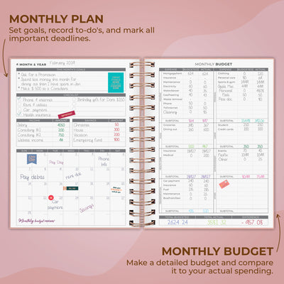 Budget Planner Spiral A5