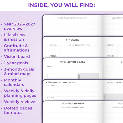 Dated Weekly Planner Premium 2026