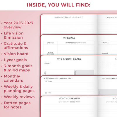 Dated Weekly Planner Premium 2026
