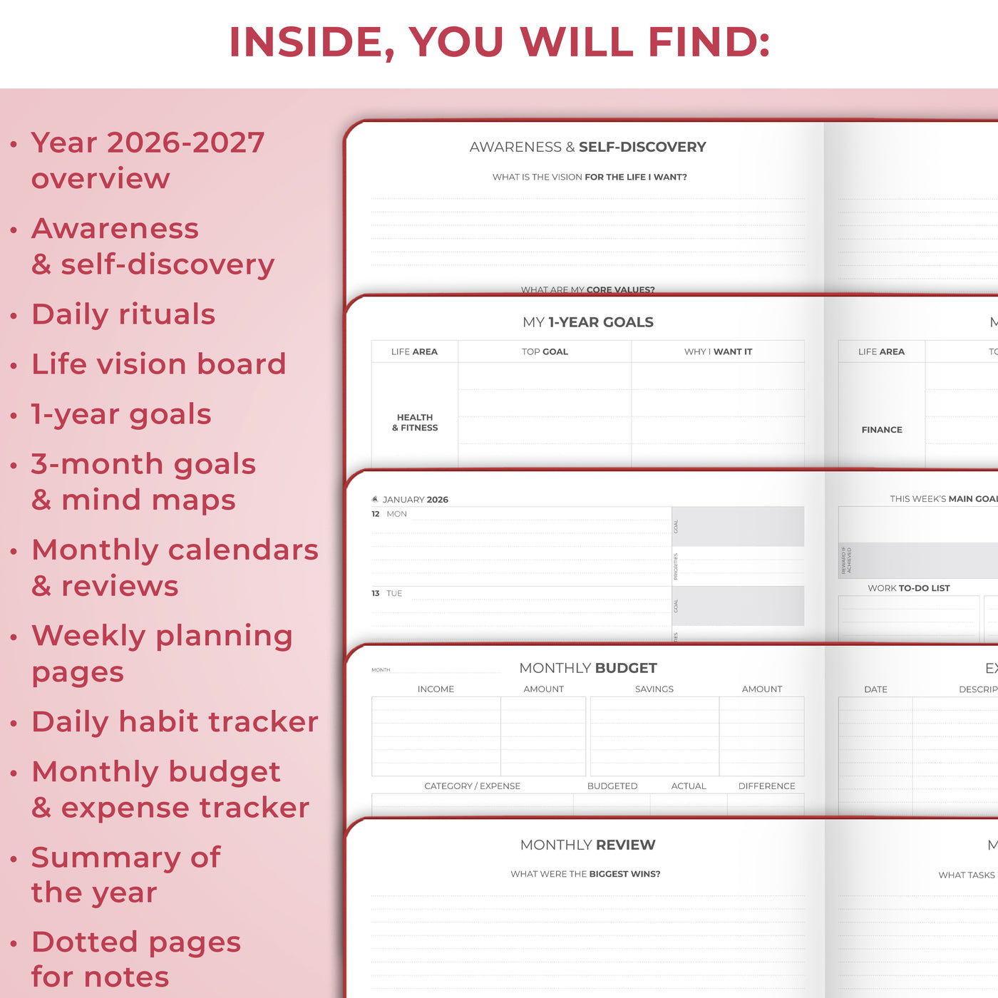 Dated Weekly PRO Premium (A4) 2026