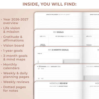 Dated Weekly Planner Premium 2026
