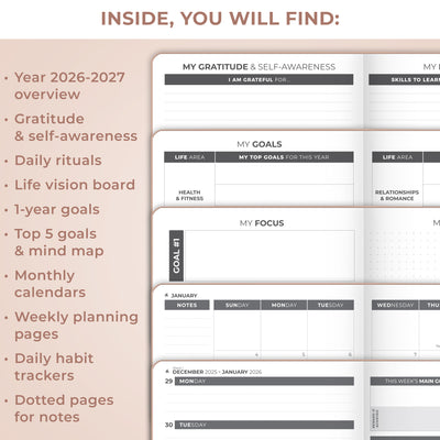 Dated Weekly Planner 2026