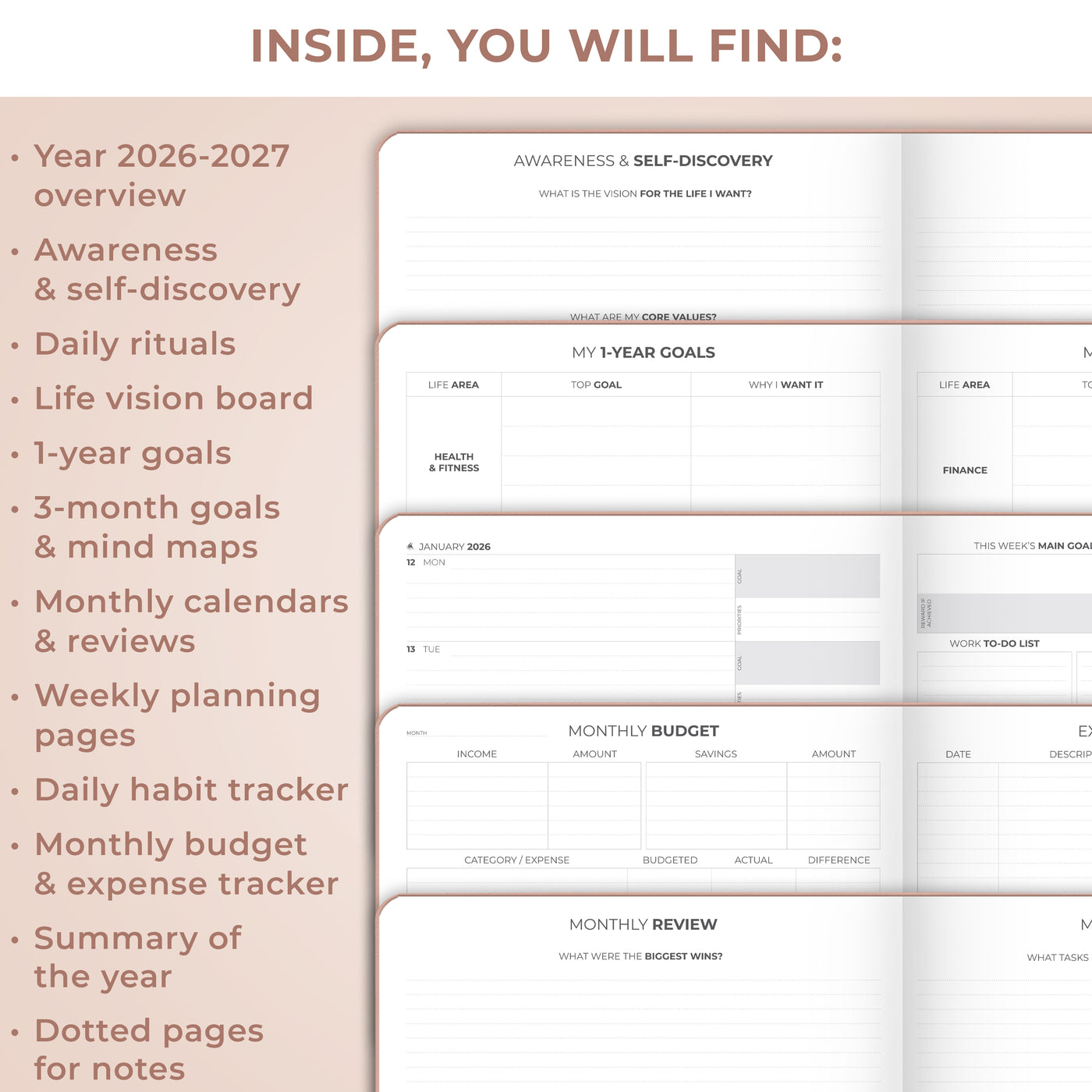 Dated Weekly PRO Premium (A4) 2026
