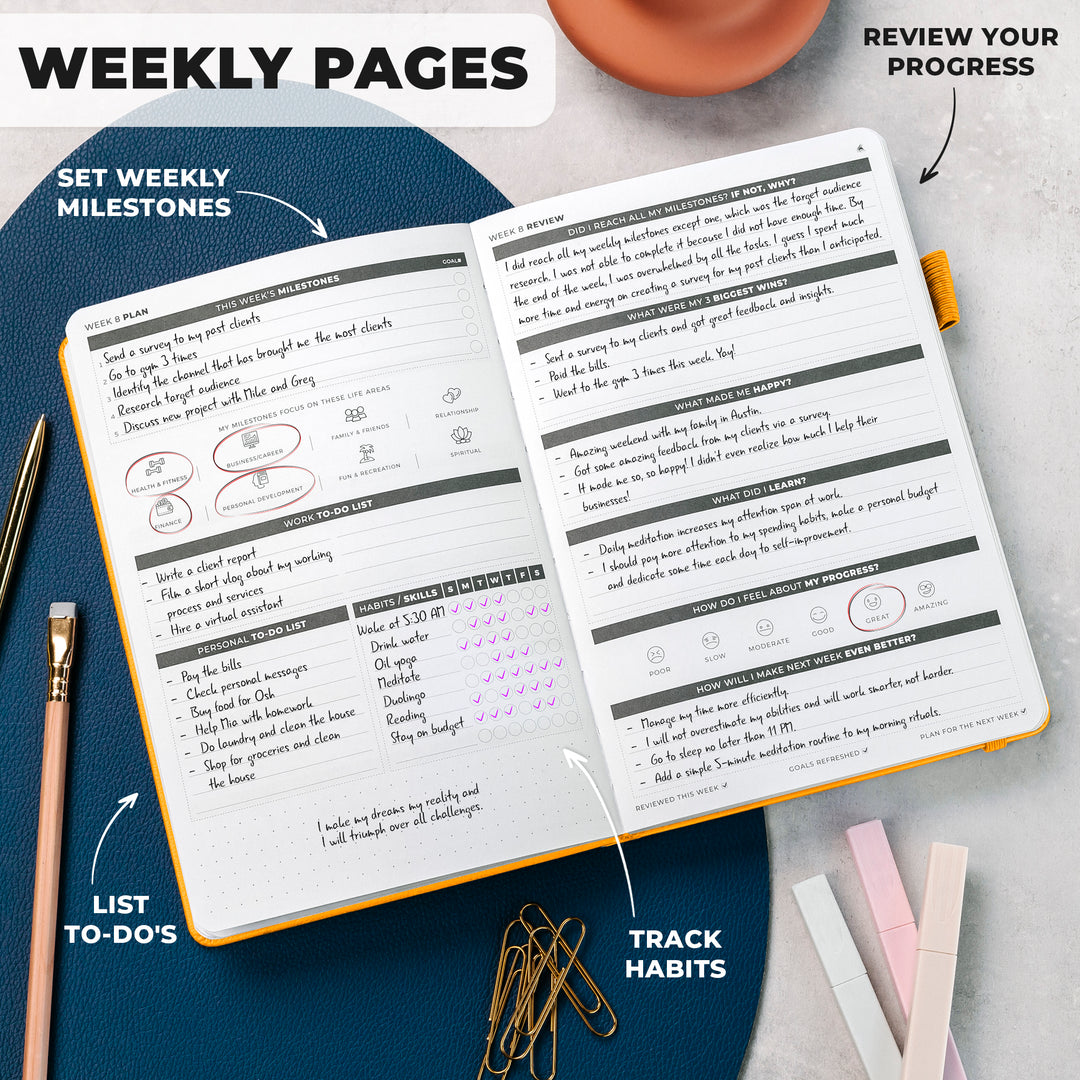 Clever Fox 13-Week Ultimate Achiever's Planner, Undated – Clever Fox®