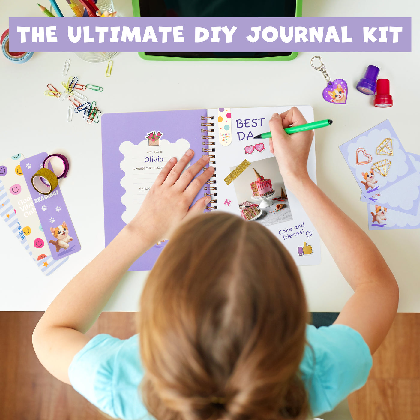 Clever Fox DIY Journal Kit for Girls