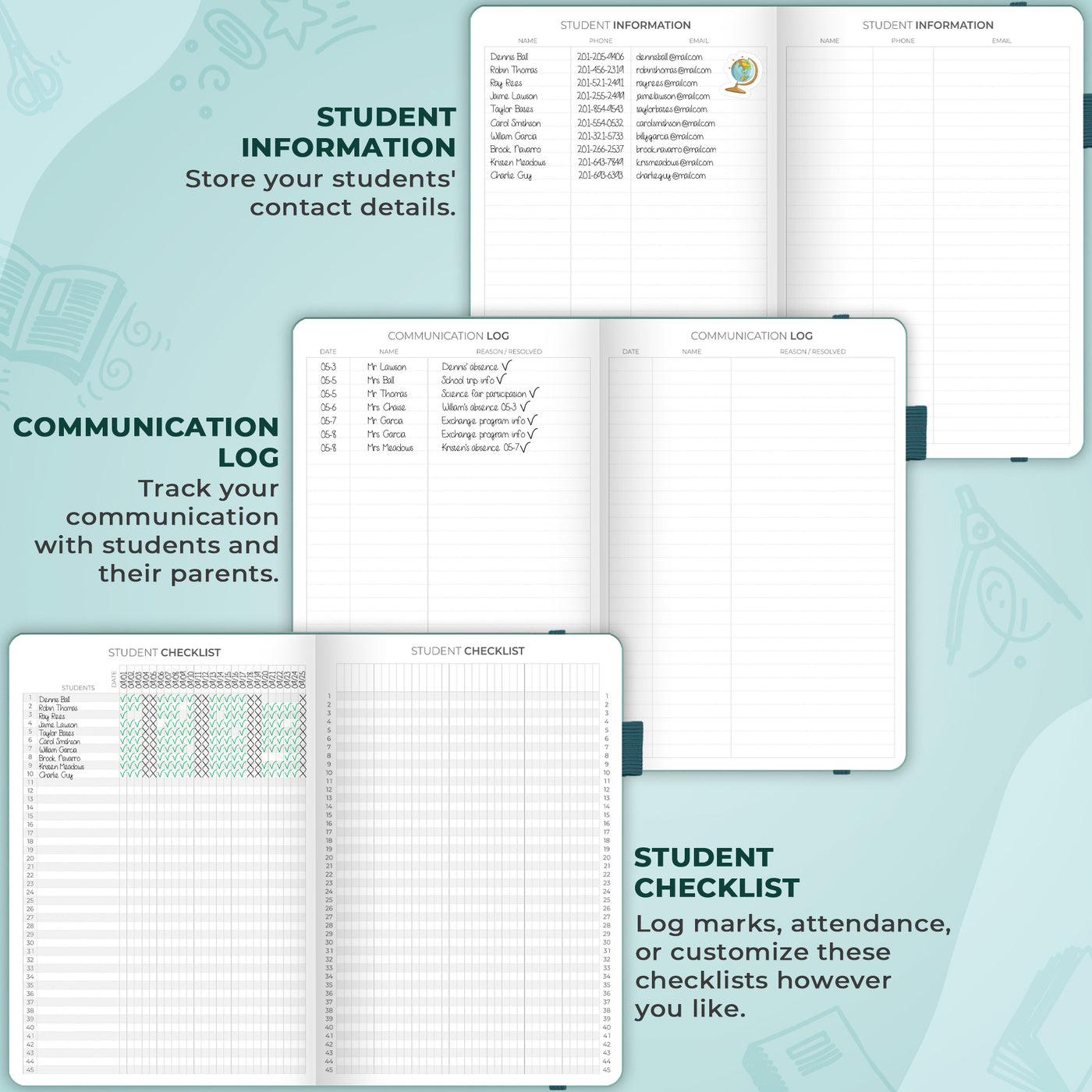 Large Teacher Planner