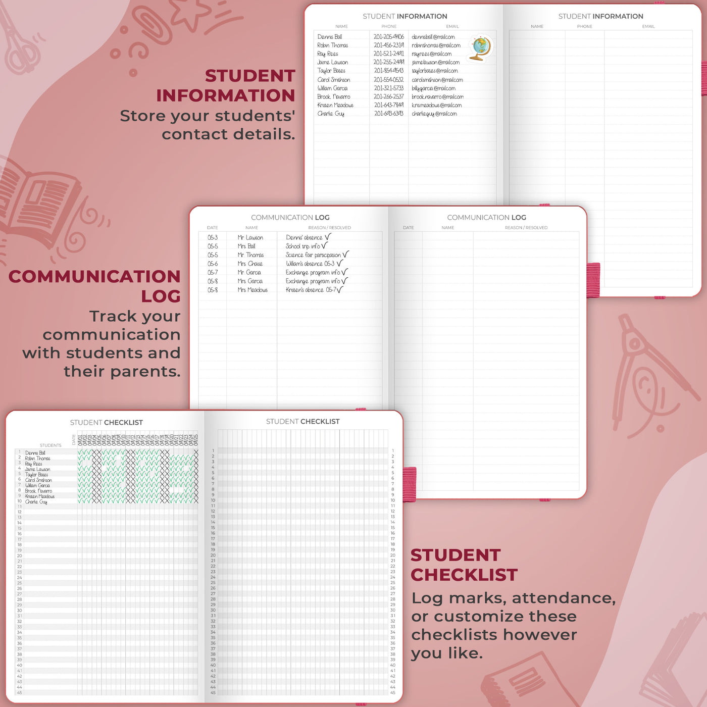 Large Teacher Planner