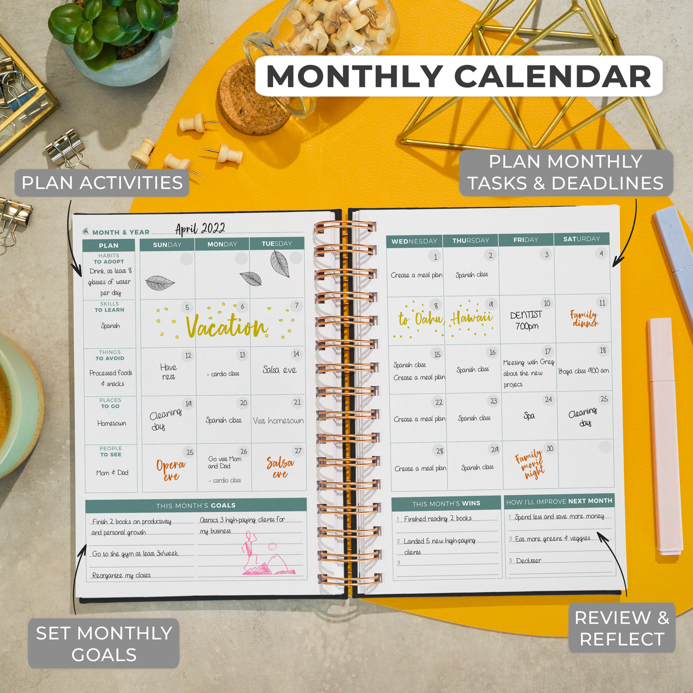 Weekly Planner 2nd Edition Spiral (A5)