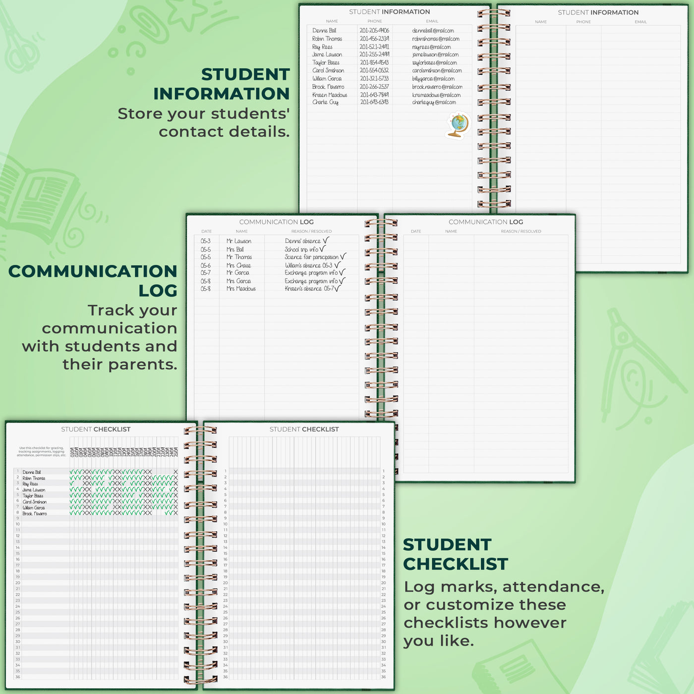 Teacher Planner Spiral