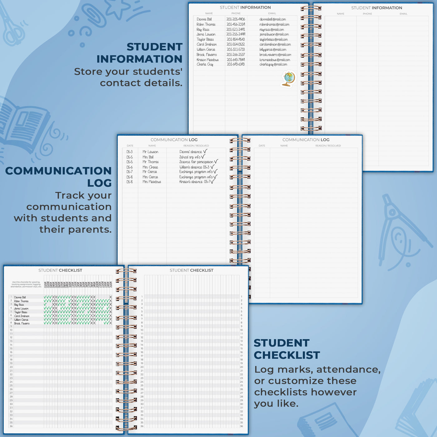 Teacher Planner Spiral