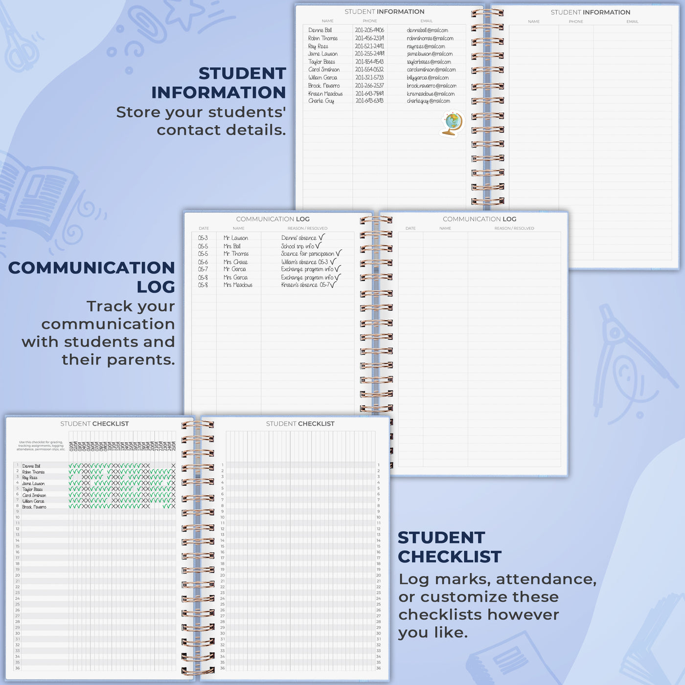 Teacher Planner Spiral