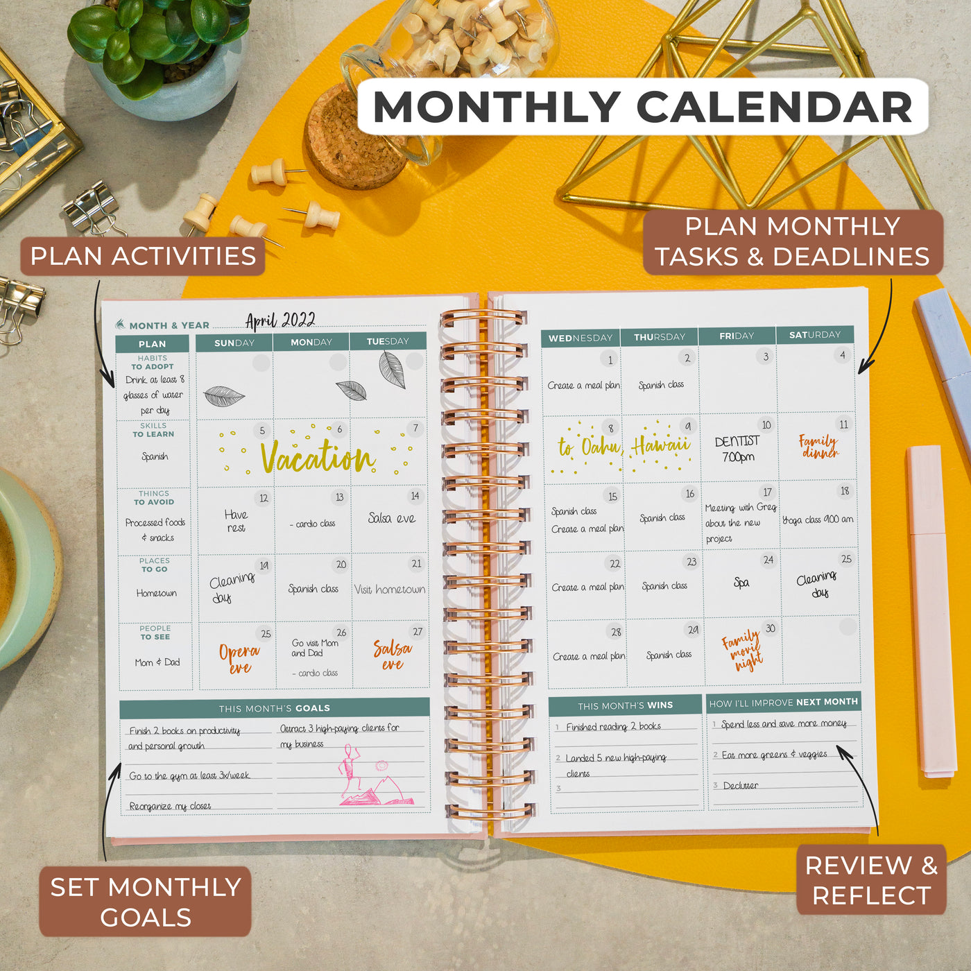 Weekly Planner 2nd Edition Spiral (A5)