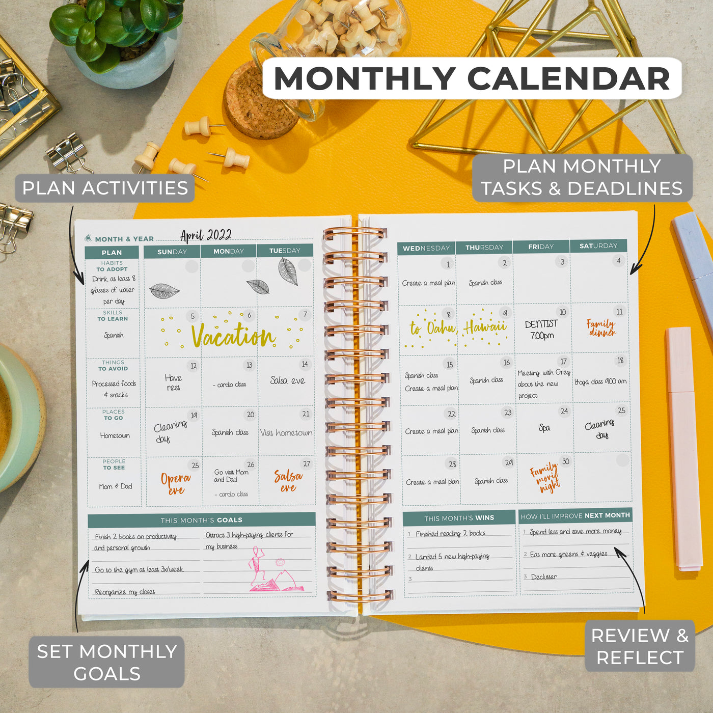 Weekly Planner 2nd Edition Spiral (A5)