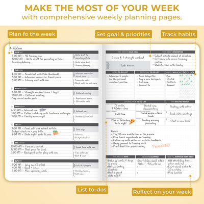 Dated Weekly Planner PRO 2026