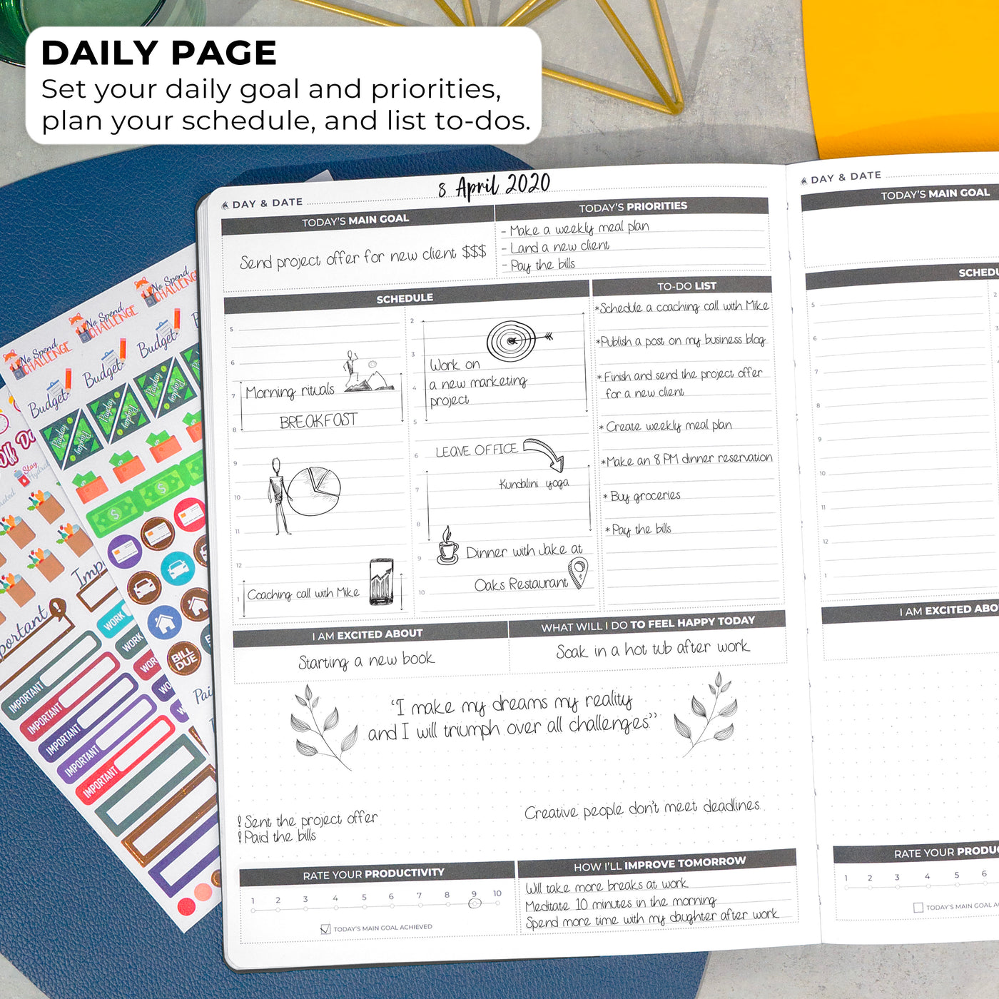 Planner Daily PRO - lasts 3 months