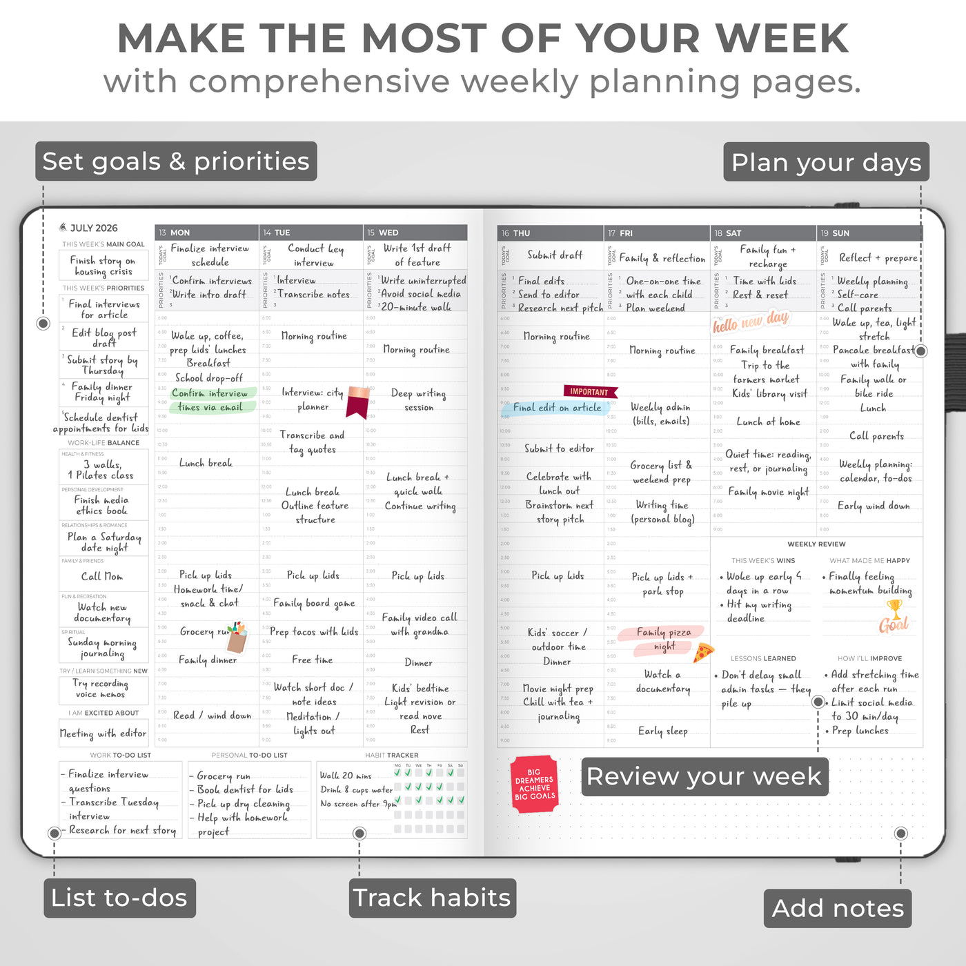 Dated PRO Schedule (A4) 2026