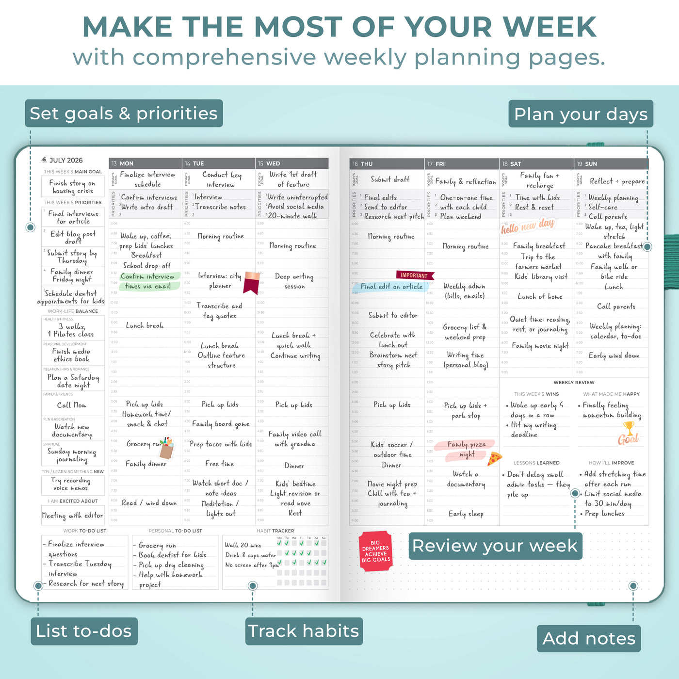 Dated PRO Schedule (A4) 2026