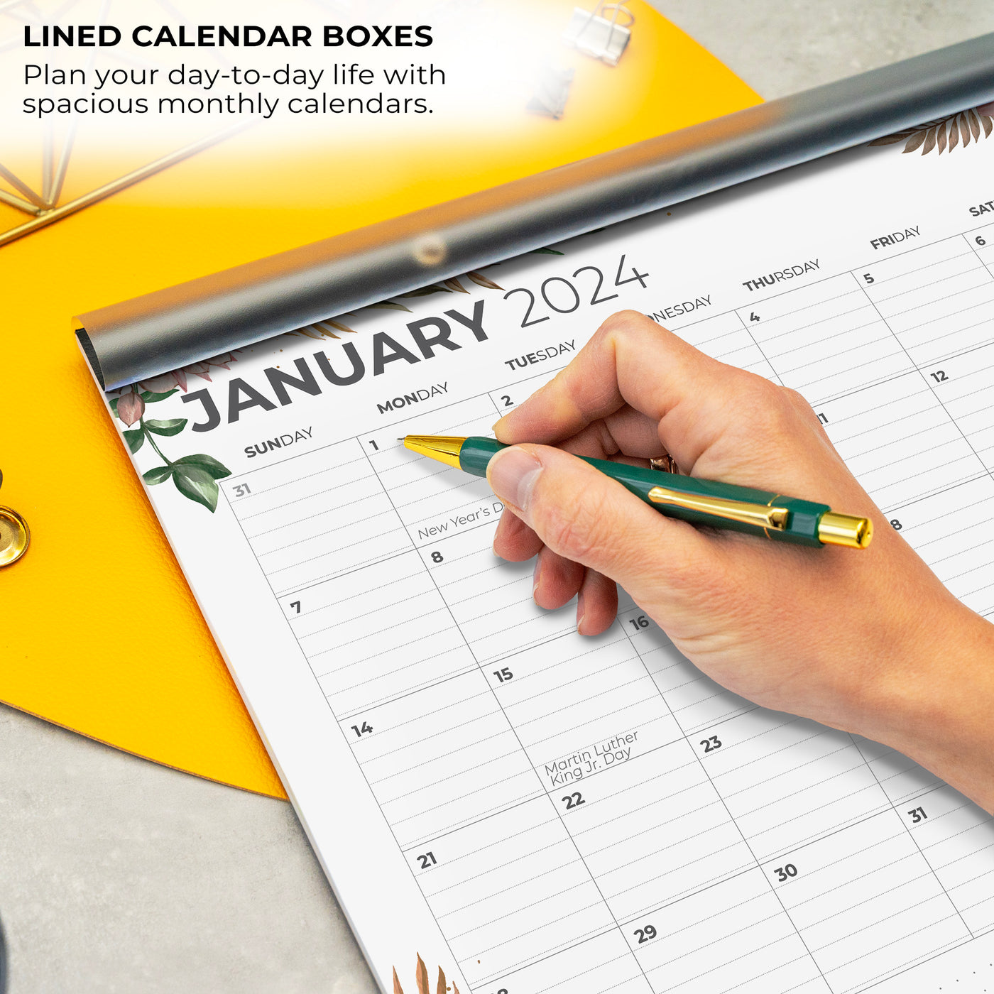 Desk Calendar 2024-2025 – Clever Fox®