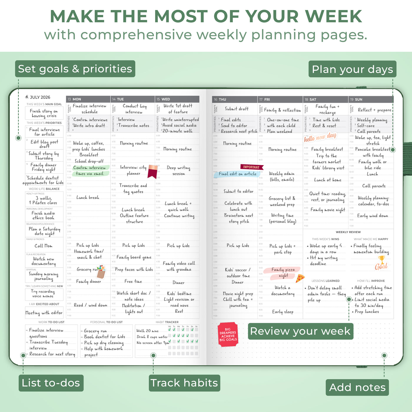Dated PRO Schedule (A4) 2026