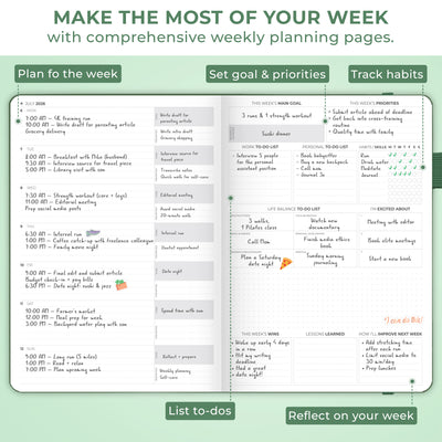 Dated Weekly PRO Premium (A4) 2026