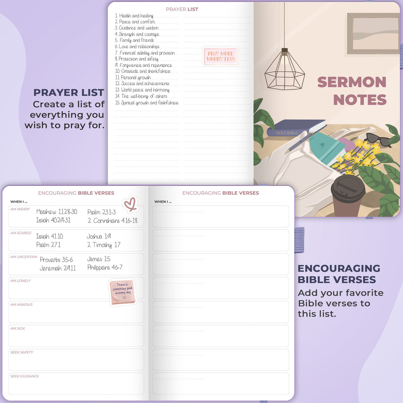 Sunday Scripture Journal Bible Study Journal – Clever Fox®