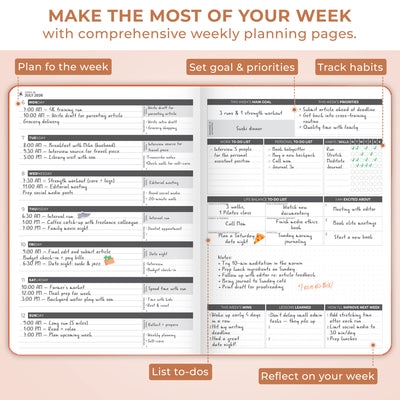 Dated Weekly Planner PRO 2026
