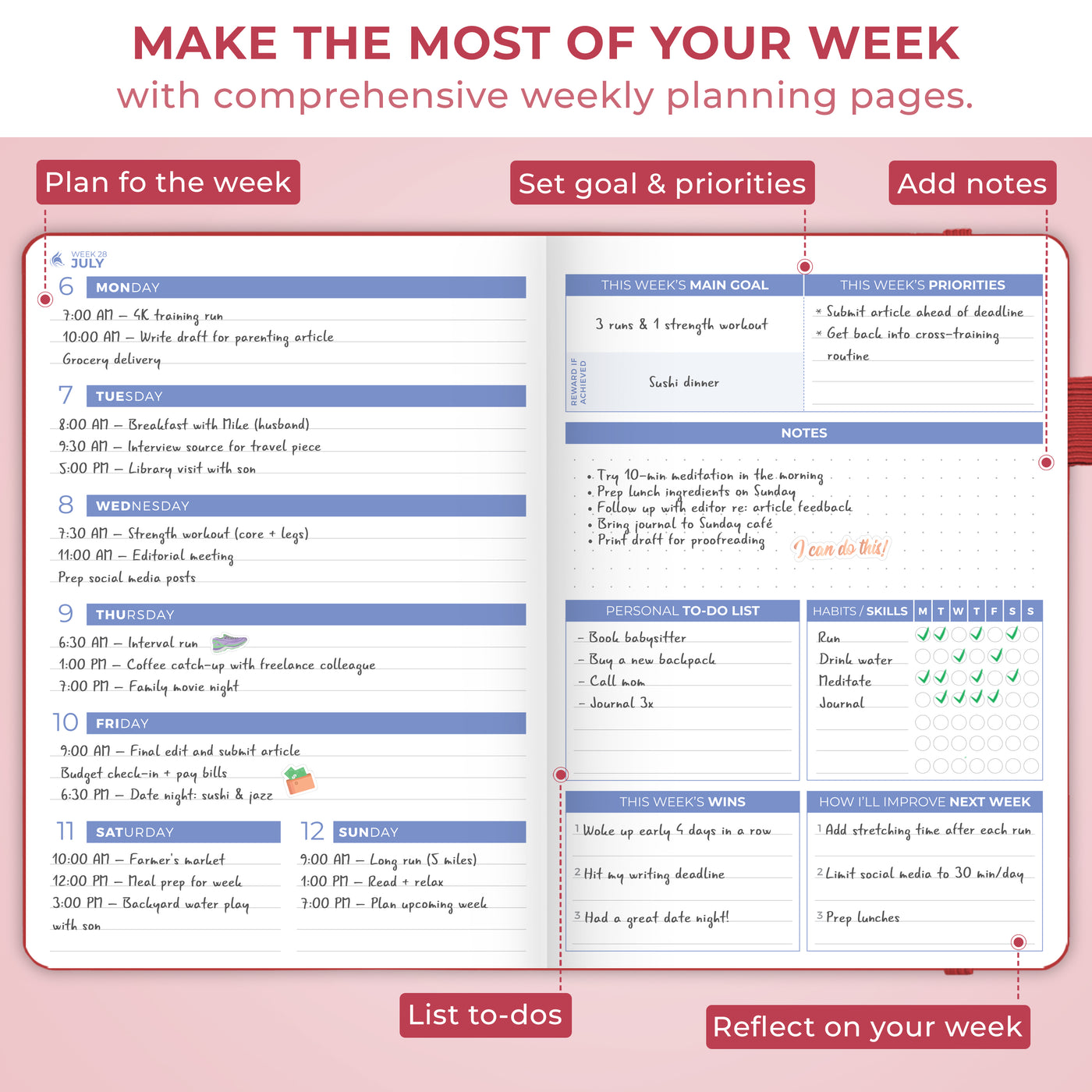 Dated Weekly 2nd Edition (A5) 2026